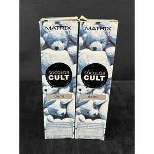 Matrix SoColor Cult Demi Permanent Hair Color Dusty Blue (2 Boxes) 3 oz ea